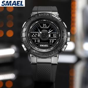 Relojes de Pulsera Deportivos Digitales de Cuarzo Resistentes al Agua con Diseño de Fuego, Marca SMAEL 8067, Venta al por Mayor para Hombre - Product Image 6