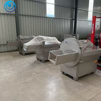 Trancheuse à viande en acier inoxydable pour ligne de production alimentaire automatisée