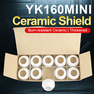 Capuchon en céramique blanche <span class=keywords><strong>YIK</strong></span> <span class=keywords><strong>YIK</strong></span> original YK160MINI coupe de retenue de buse pour les fournitures de soudage et de soudage au plasma - Product Image 5