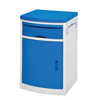 Meubles d'hôpital MT MEDICAL, armoire de chevet en PP ABS, table de chevet avec roulettes