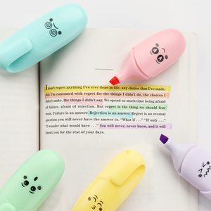 Stylo surligneur pastel mini chat mignon, papeterie, cadeau pour enfants - Product Image 2