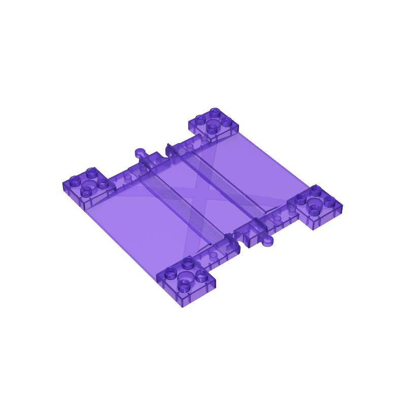 [Gobricks]GDS-D192 оптовые части железнодорожных путей, большие кирпичи, железнодорожные переправы, большие детали строительных блоков