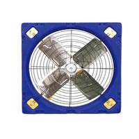 Ventilateur d'extraction électrique personnalisable en acier inoxydable pour élevages de bétail et écuries de chevaux, fonction de refroidissement suspendue