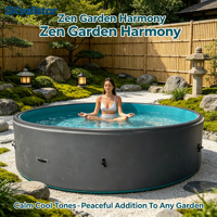 2026 Neuer Aufblasbarer Whirlpool - Fabrik-Großhandel PVC Flammhemmender 4-6 Personen Schloss-Stil Schwimmbad-Whirlpool
