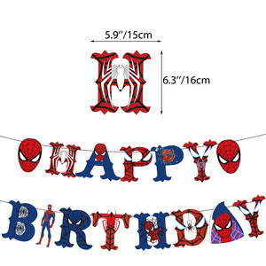 Bonito TEMA <span class=keywords><strong>DE</strong></span> Spiderman, cartel <span class=keywords><strong>de</strong></span> fiesta <span class=keywords><strong>de</strong></span> <span class=keywords><strong>cumpleaños</strong></span> para adultos, suministros <span class=keywords><strong>de</strong></span> decoración, <span class=keywords><strong>Marvel</strong></span> <span class=keywords><strong>de</strong></span> <span class=keywords><strong>superhéroes</strong></span> <span class=keywords><strong>de</strong></span> conjunto <span class=keywords><strong>de</strong></span> globos, suministros desechables para fiestas - Product Image 4
