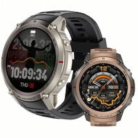 Montre connectée DM59, étanche 5ATM, GPS intégré, carte hors ligne, écran AMOLED 1,43'', lampe torche LED, assistant vocal IA, boussole