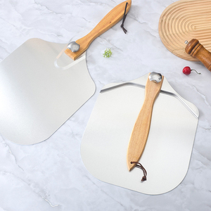 Utensili da cucina pigiatura per <span class=keywords><strong>Pizza</strong></span> grande 12 "quadrato pieghevole spatola per <span class=keywords><strong>Pizza</strong></span> con manico in gomma - Product Image 5