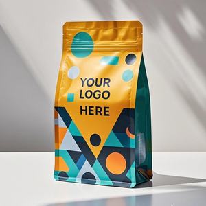 ถุงอลูมิเนียมพิมพ์ลายดอกไม้แบบแปดเหลี่ยม ก้นแบน สำหรับบรรจุภัณฑ์กาแฟ ชา อาหารแห้ง พร้อมโลโก้สั่งทำพิเศษ - Product Image 5