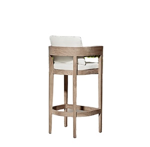 Juegos de jardín FERELY, muebles de teca de lujo para exteriores, muebles de jardín, silla de jardín, silla de Bar de madera maciza - Product Image 3