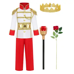 Halloween Cosplay Carnival Baby Boys Clothing Birthday Party Fancy Dress Up Outfits Christmas King Charming Kids Prince Costumes