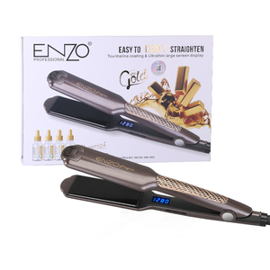 <span class=keywords><strong>Plancha</strong></span> de Pelo Profesional de Alta Potencia ENZO, la Más Vendida, <span class=keywords><strong>para</strong></span> Tratamiento de Queratina, Placas Anchas - Product Image 1