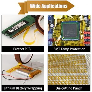 <span class=keywords><strong>1.0mm</strong></span>-nhiệt độ cao thăng hoa băng chịu nhiệt polyimide Pi phim dính cho PCB <span class=keywords><strong>FPC</strong></span> mạch linh hoạt ngón tay Vàng - Product Image 6