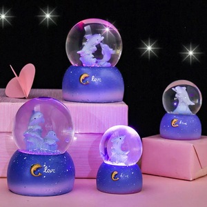 Lampe à boule de cristal sur mesure, nouveau design, globe à neige, décorations de Noël, bonhomme de neige, globe à neige - Product Image 6