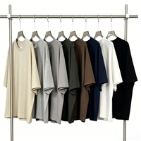 T-shirt Streetwear Oversize Personnalisé en Coton 100% de Haute Qualité pour Homme, Impression DTG, T-shirt Court, Vente en Gros, T-shirt Boxy