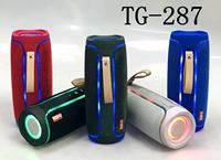 Speaker Nirkabel Portabel TG287 Versi BT 5.3 Suara HiFi Stereo Outdoor USB AUX Baterai Isi Ulang Android IOS Plastik