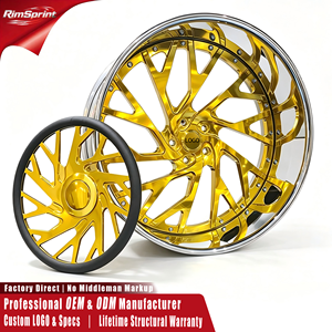 Cerchi in Lega Forgiati Personalizzati 24-26 Pollici 5x127 5x120.65 per Chevy C10 Impala Cutlass <span class=keywords><strong>Monte</strong></span> <span class=keywords><strong>Carlo</strong></span> Auto Americane Classiche Personalizzate - Product Image 1