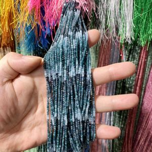 Tactvolle Trendy Natuurlijke Aquamarijn Smaragd Kubus Facetted Kraal 2Mm Losse Kralen Voor Sieraden Maken Ketting Armband Model 0286 - Product Image 4