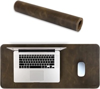 Protecteur de bureau de grande taille, tapis de souris en cuir PU imperméable, matériel et logiciel informatiques, tapis de clavier, tapis de souris pour jeux