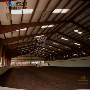 Edificios de estructura de acero prefabricados ligeros modernos industriales de bajo costo para granja, Granero, cobertizo de vacas lecheras, construcción de ganado, vida útil de 50 años - Product Image 2