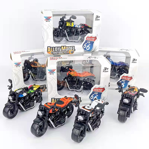 Amazon sıcak satış promosyon hediyeler Mini Die Cast alaşım Metal modeli çocuklar için oyuncak simülasyon motosiklet çocuk oyuncak - Product Image 6