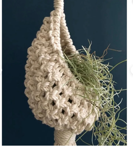 Cintre pour pot de fleurs en macramé Cintre pour plante en macramé personnalisé pour décoration murale et fenêtre - Product Image 3