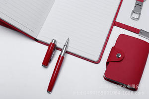 Juego de Regalo de Agenda/Diario Personalizado al por Mayor con Impresión Personalizada, Tapa Dura de Cuero, Formato A5, con Bolígrafo, 60 Hojas - Product Image 3