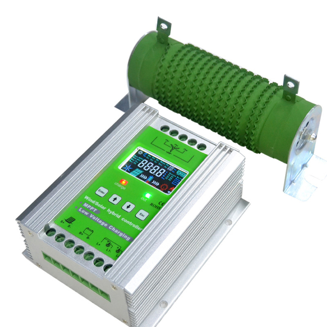 Factory Direct Supply  WIFI 1000W 2KW 48V 3KW Wind/Solar Hybrid MPPT Charge Controller