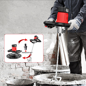 Lityum pil sürekli kullanım 48h uzun süre çin inşaat Mini sıva makinesi için duvar çimentosu - Product Image 4