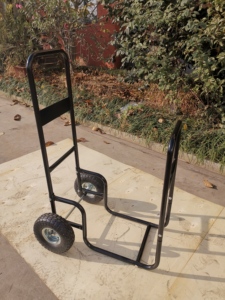 Carrello Porta Legna per Interni/Esterni, Porta Legna con <span class=keywords><strong>Ruote</strong></span>, Nuovo, in Plastica e Metallo, Garanzia 6 Mesi - Product Image 5