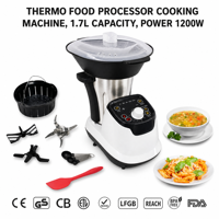 Robot culinaire multifonction portable et machine de cuisson électrique pour la maison, avec fonctions de hachage, de mélange et de découpe