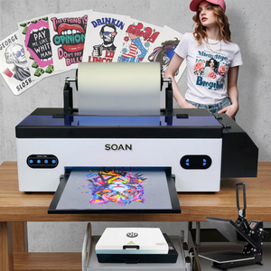 Nueva Impresora DTF de Cama Plana A3, Superventas, Semi-Automática, Todo en Uno, con Secador y Agitador, Máquina de Impresión de Camisetas, 1 Año de Garantía - Product Image 1