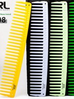 Peigne à cheveux professionnel à dents larges Eagle Castle JRL avec manche en bambou pour la texture et le coiffage des cheveux des femmes