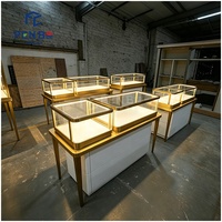 Vitrine de présentation de bijoux personnalisée Penbo, design de magasin de bijoux de luxe, présentoir pour montres et parfums