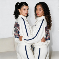 Ensemble de shorts de jogging haut de gamme personnalisés pour femmes, style sportswear européen et américain, extensible, 100 % coton, imperméable, OEM ODM en gros