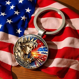 2026 USA 250 Years of Freedom Commemorative <strong>Keychain</strong> 1776-1926 Liberty Bell American Patriotic Independence Metal Key Ring - Product Image 2