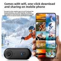 Caméra sportive magnétique, avec écran tactile et WIFI, 1080P ou 4K, équipée d'un boîtier de charge, indispensable pour les voyages et la prise de vue d'animaux