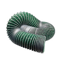 Conduit de ventilation en tissu à trois épreuves télescopique sans restriction écologique connecteur de conduit de ventilateur à connexion souple Flexible