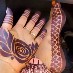 Meilleurs autocollants de tatouage temporaire en PVC pour mariée, motifs simples et uniques de henné Mehndi, pour application sur les mains et les pieds, durent 1 à 7 jours - Product Image 6
