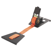 John Tools 8507-2 SERRE-PLANCHER 4M Sangle en nylon Outil d'installation de plancher Sangle de serrage à cliquet