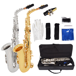 Instruments de musique <span class=keywords><strong>Prix</strong></span> bas Argent  Saxophone <span class=keywords><strong>alto</strong></span> en Mi bémol - Product Image 1