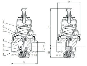 Regulador de compresor combinado criogénico DYZ15C para vapores de gases de aire Gases licuados que incluyen producto de cilindro de gas LN2 y LO2 - Product Image 4