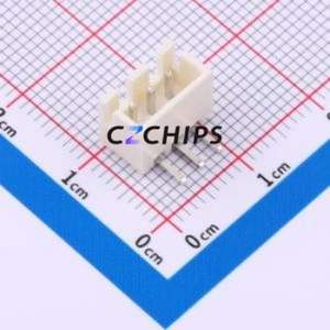 HCZZ0139-3 Wire-to-Board Pin Header Bent Lead Through Hole,P=2.54mm Connector 1x3P 2.5mm Right Angle Insert XH - Product Image 1