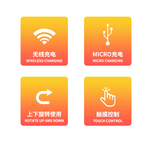 Giá rẻ đơn giản cạnh giường ngủ Đèn bàn LED 5W 10W không dây sạc cảm ứng đèn bàn cho phòng ngủ 3 màu ánh sáng ban đêm uốn cong - Product Image 3