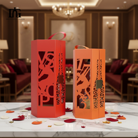 Boîte cadeau rigide personnalisée, double porte magnétique, doublure en éponge, gaufrage, laminage mat, recyclable, luxe, whisky/vodka/brandy personnalisé