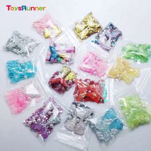 Colorful Glitter Cute Charms Small Bead Shells Educational DIY Plastic Clay Resin Mermaid <b>Slime</b> Accessories Toysrunner - Product Image 2