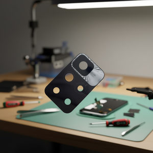 Copertura protettiva di ricambio in vetro per obiettivo fotocamera Xiaomi Redmi 10 per la riparazione del display LCD del telefono cellulare - Product Image 3