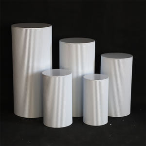 Yeni tasarım 5 parça için popüler kek masa seti tatlı masa silindirik masa düğün parti - Product Image 1