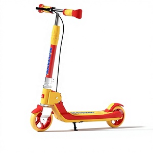 Trottinette <span class=keywords><strong>à</strong></span> pousser pliable <span class=keywords><strong>à</strong></span> deux roues pour enfants de 6 <span class=keywords><strong>à</strong></span> 12 ans, garçons et filles, en plastique moderne pour l'extérieur - Product Image 4