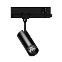 Spot LED sur rail moderne et orientable, angle de faisceau réglable 16/24/38/60 degrés, en aluminium, 5W-15W, IRC90, garantie 5 ans, pour bureau