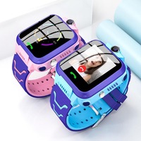 Montre connectée pour enfants Q12, carte SIM 2G, montre téléphone, suivi LBS, appel SOS, caméra, montre-bracelet étanche pour enfants, garçons, filles, cadeau